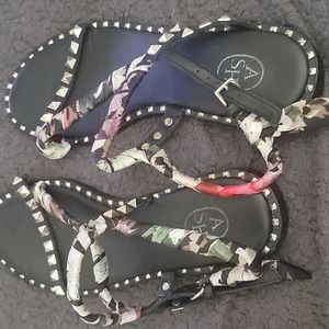 Ash Sandles Size 38 leather sole